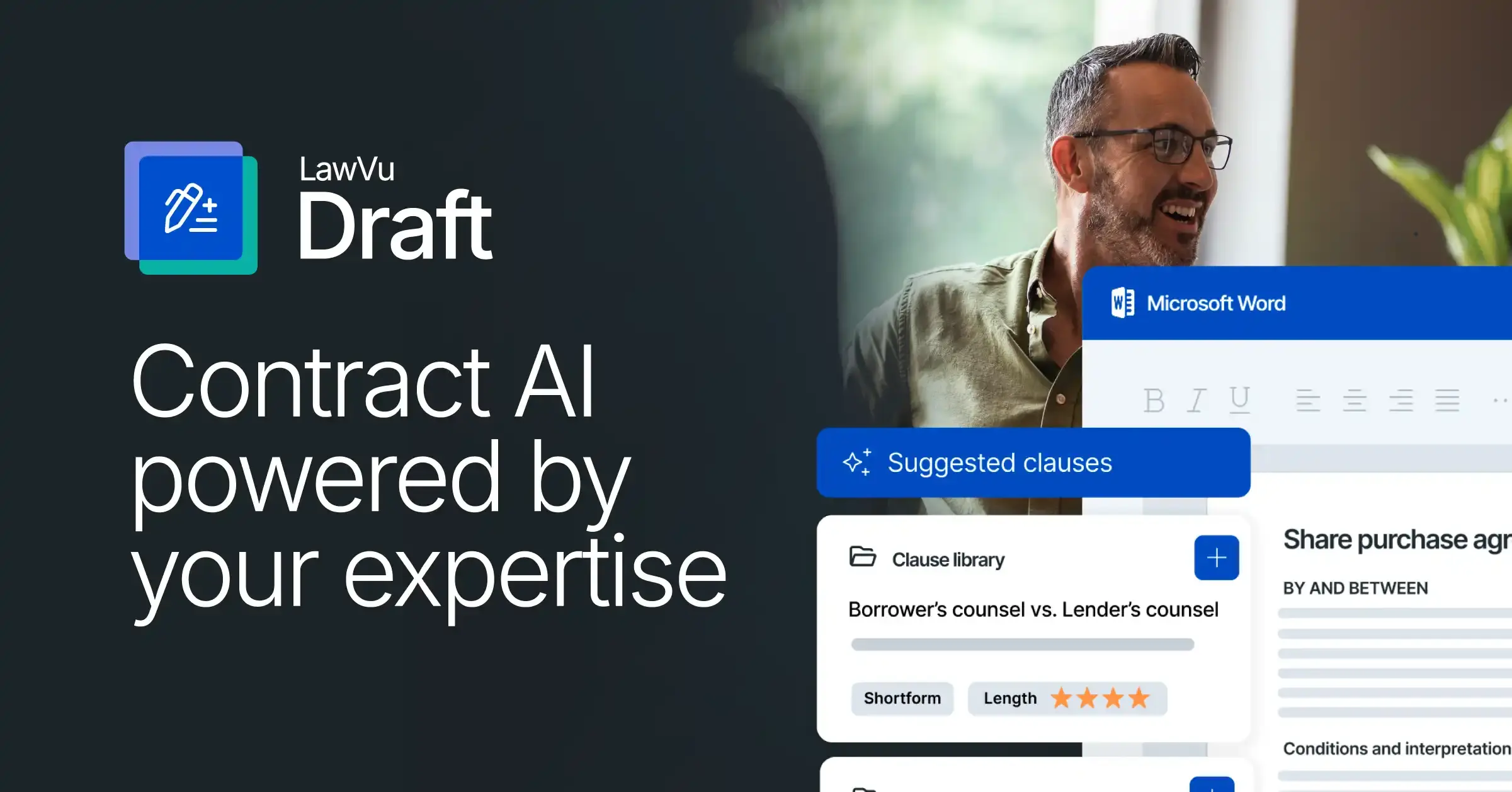 AI powered contract drafting and review